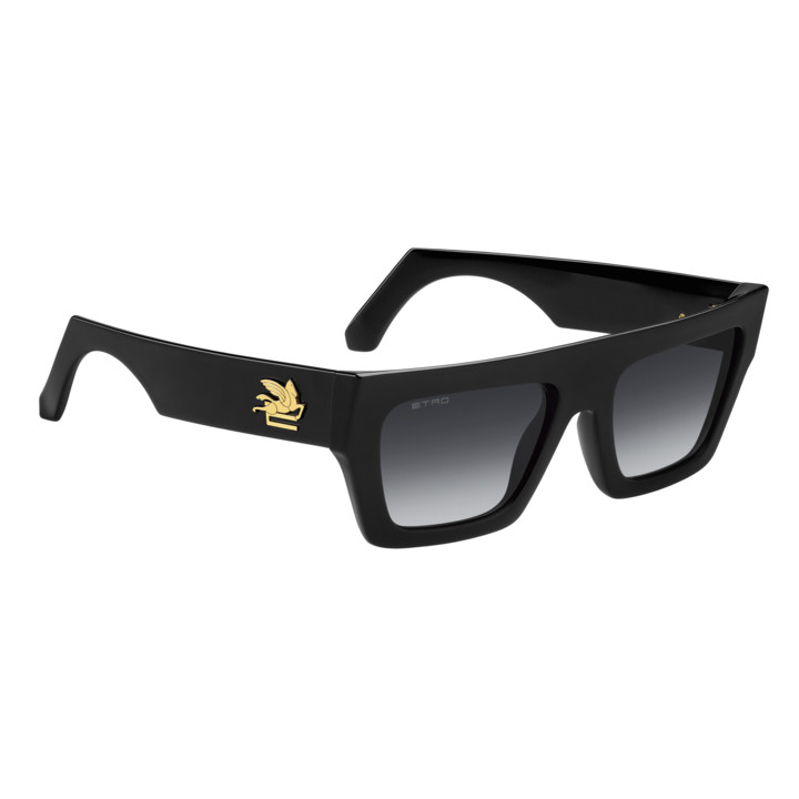 Lunettes de soleil Etro 0049/G/S Black / verres Dark Grey Shaded (807-9O)