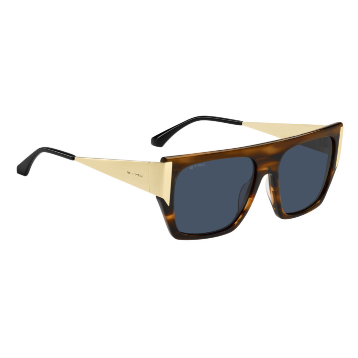 Lunettes de soleil Etro 0051/G/S Brown Horn / verres Blue (EX4-KU)