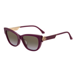 Lunettes de soleil Etro 0063/F/S Burgundy 2 / verres Brown Shaded Violet Antireflex (LHF-67)
