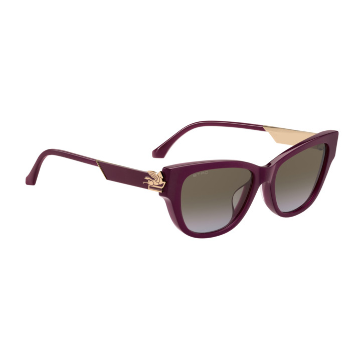 Lunettes de soleil Etro 0063/F/S Burgundy 2 / verres Brown Shaded Violet Antireflex (LHF-67)
