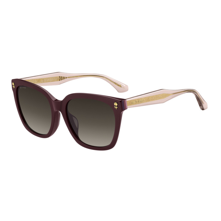 Lunettes de soleil Etro 0065/F/S Burgundy 2 / verres Black Brown Green Antireflex (LHF-86)