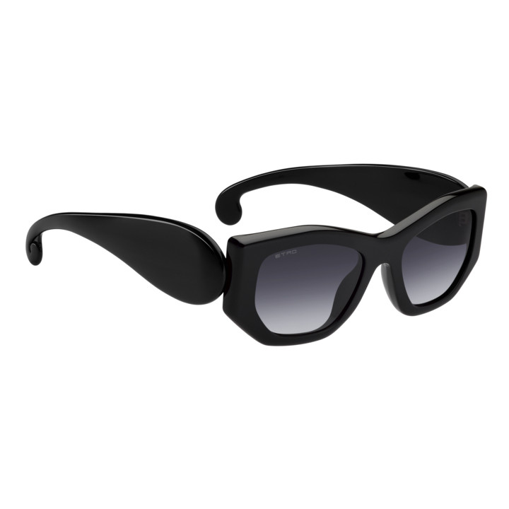 Lunettes de soleil Etro ETROPAISLEY Black / verres Dark Grey Shaded (807-9O)