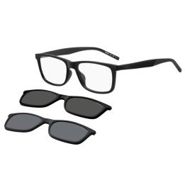Lunettes de vue avec clip solaire HUGO HG 1329/G/CS2 Black / verres Transparent (807-99)