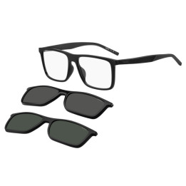 Lunettes de vue avec clip solaire HUGO HG 1331/G/CS2 Black / verres Transparent (807-99)