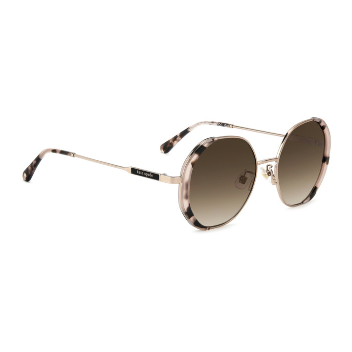 Lunettes de soleil Kate Spade KS AERIS/F/S Rose Gold / verres Brown Shaded (000-HA)