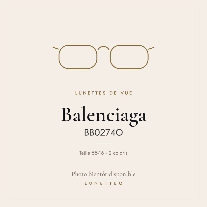 Lunettes de vue Balenciaga BB0274O