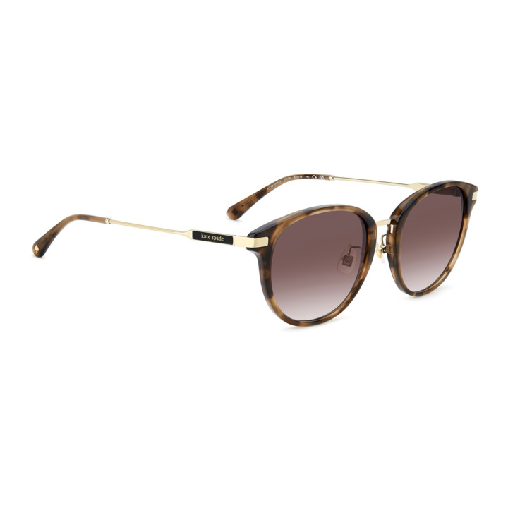 Lunettes de soleil Kate Spade KS FAWN/F/S Havana / verres Pink Doubleshade (086-3X)