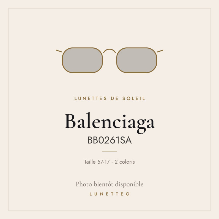 Lunettes de soleil Balenciaga BB0261SA