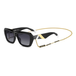 Lunettes de soleil Missoni MIS 0193/G/S Black / verres Dark Grey Shaded (807-9O)