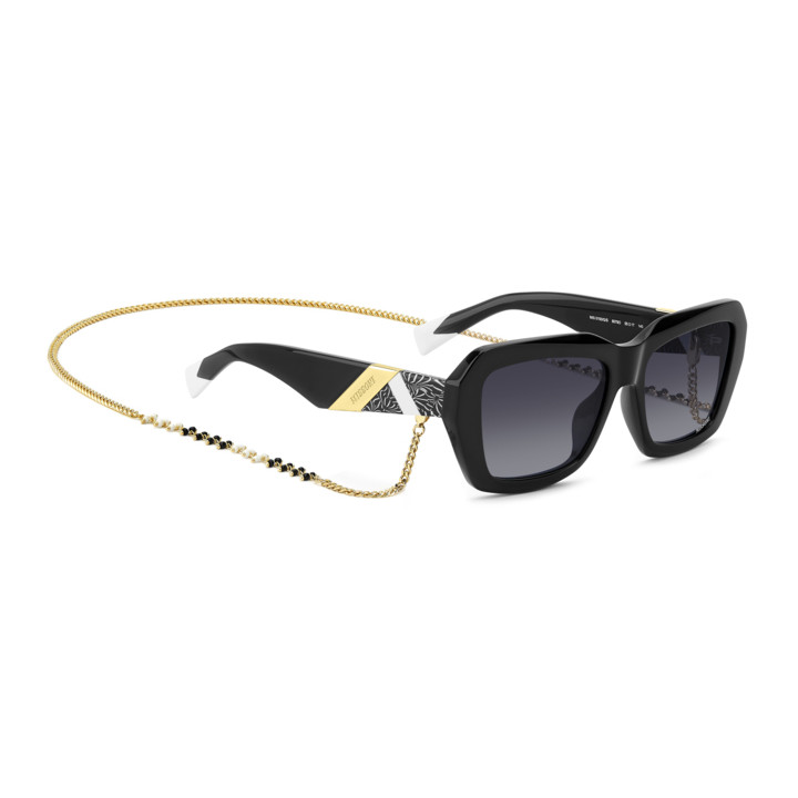 Lunettes de soleil Missoni MIS 0193/G/S Black / verres Dark Grey Shaded (807-9O)