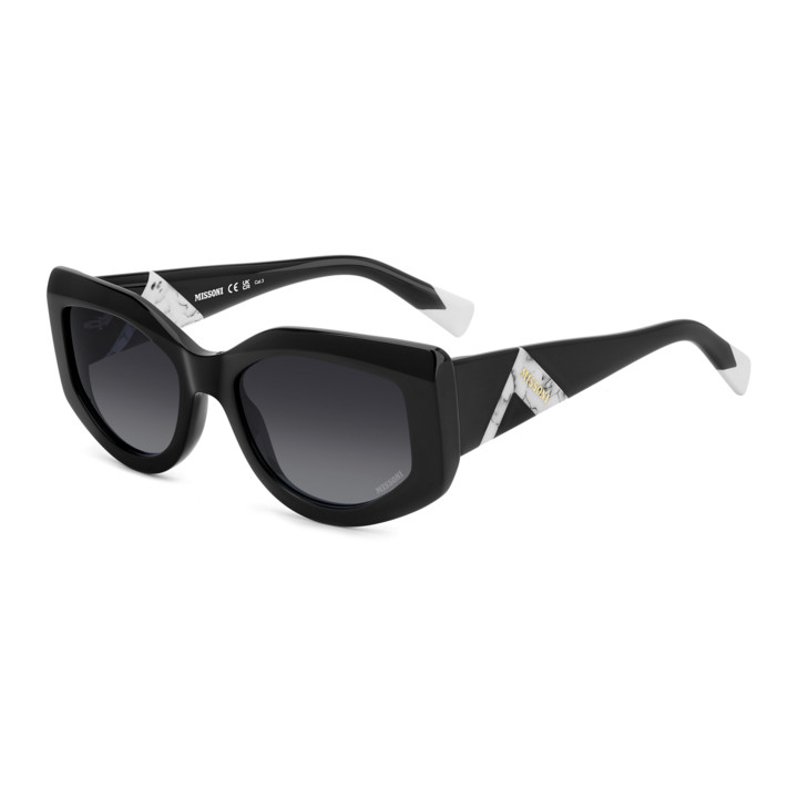 Lunettes de soleil Missoni MIS 0198/S Black / verres Dark Grey Shaded (807-9O)
