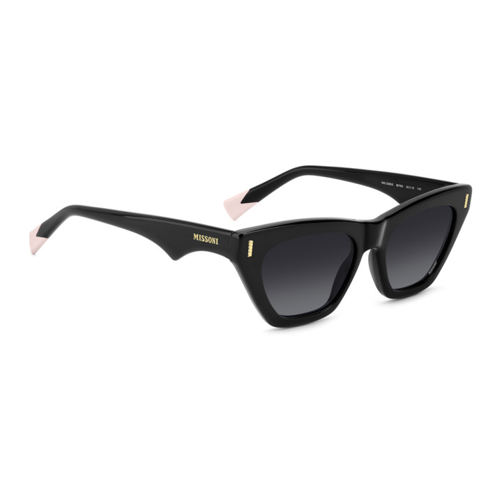 Lunettes de soleil Missoni MIS 0205/S Black / verres Dark Grey Shaded (807-9O)