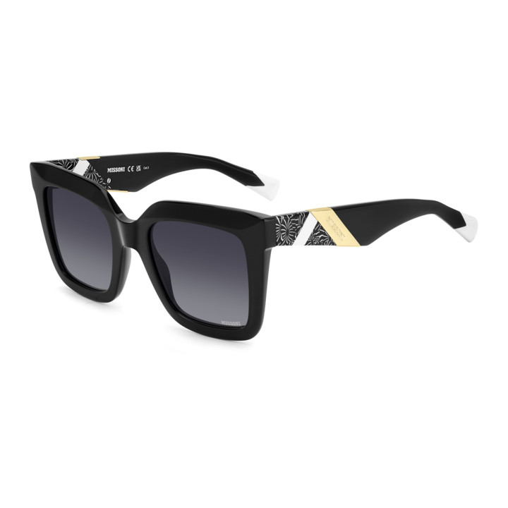 Lunettes de soleil Missoni MIS 0192/S Black / verres Dark Grey Shaded (807-9O)