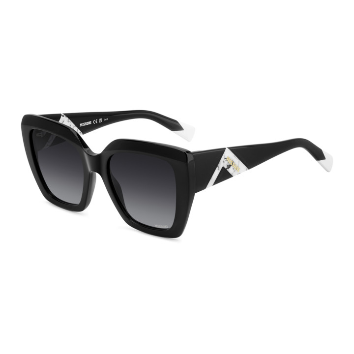 Lunettes de soleil Missoni MIS 0197/S Black / verres Dark Grey Shaded (807-9O)