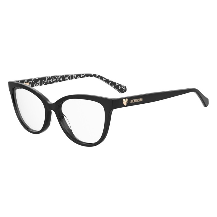 Lunettes de vue Moschino Love MOL640 Black Pattern Black (INA)