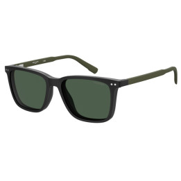 Lunettes de vue avec clip solaire Pierre Cardin P.C. 6280/CS Matte Black Green / verres Green Polarized (3OL-UC)