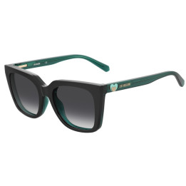 Lunettes de vue avec clip solaire Moschino Love MOL055/CS Black Teal / verres Dark Grey Shaded (ETJ-9O)