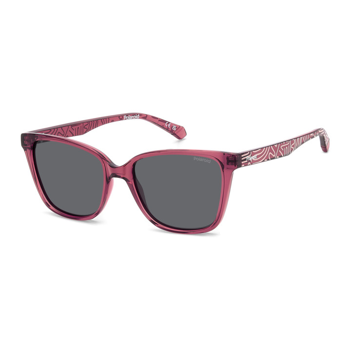 Lunettes de soleil Polaroid Kids PLD 8062/S Cherry / verres Grey Polarized (8CQ-M9)