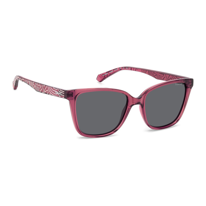 Lunettes de soleil Polaroid Kids PLD 8062/S Cherry / verres Grey Polarized (8CQ-M9)