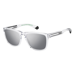 Lunettes de soleil Polaroid PLD 2161/S Crystal / verres Grey Silver Mirror Polarized (900-EX)