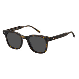 Lunettes de soleil Tommy Hilfiger TH 2126/S Havana / verres Grey (086-IR)
