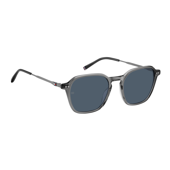 Lunettes de soleil Tommy Hilfiger TH 2132/S Grey / verres Blue (KB7-KU)