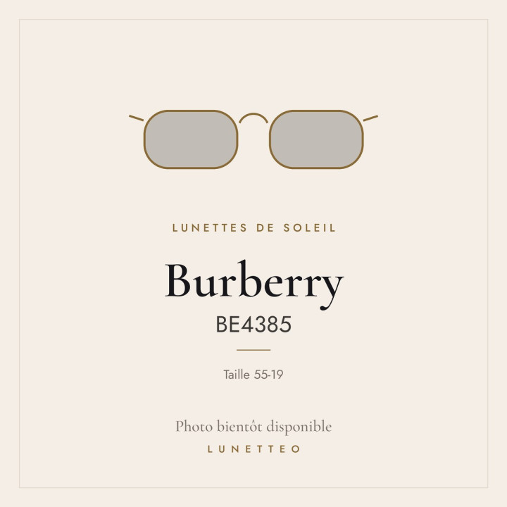Lunettes de soleil Burberry BE4385