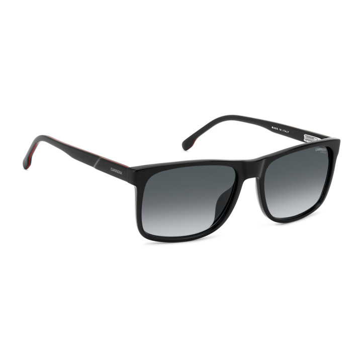 Lunettes de soleil Carrera C FLEX 01/G/S Black Red / verres Dark Grey Shaded (OIT-9O)