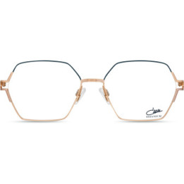 Cazal 4321 002 bleu pétrole-rosé or - vue de face