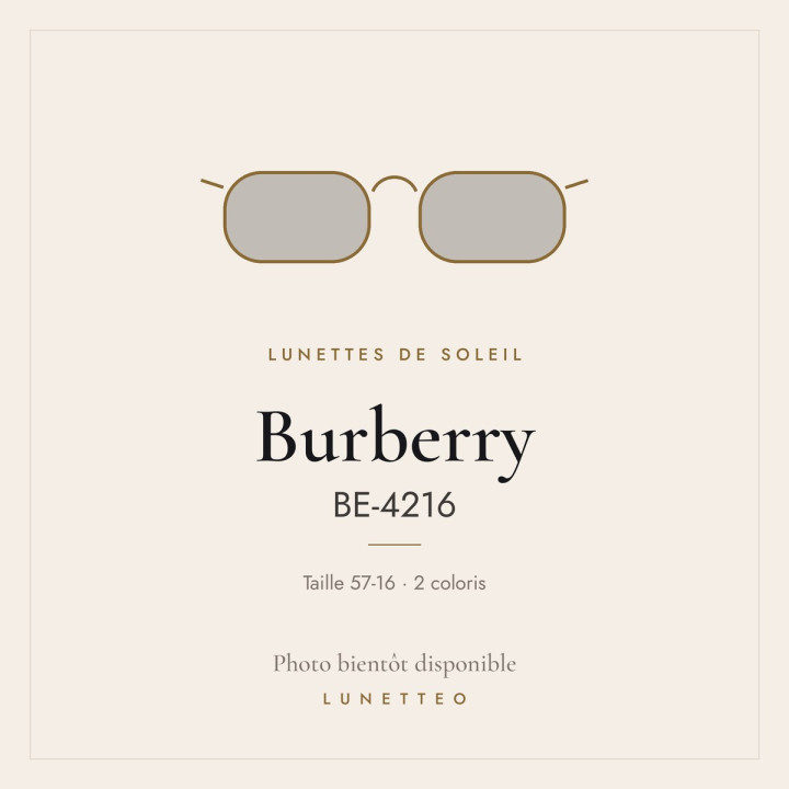 Lunettes de soleil Burberry BE-4216