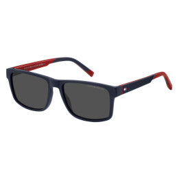 Lunettes de soleil Tommy Hilfiger TH 2142/S Blue Red / verres Grey (8RU-IR)
