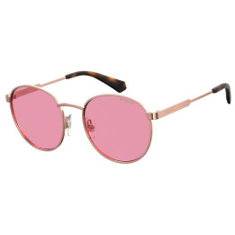 Lunettes de soleil Polaroid Kids PLD 8039/S Gold Copper / verres Pink Polarized (DDB-0F)