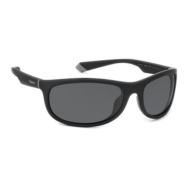 Lunettes de soleil Polaroid PLD 2154/S Matte Black Grey / verres Grey Polarized (O6W-M9)