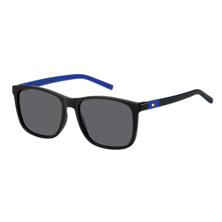 Lunettes de soleil Tommy Hilfiger TH 2120/S Black / verres Grey (807-IR)