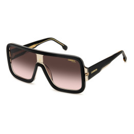 Lunettes de soleil Carrera FLAGLAB 14 Black Beige / verres Brown Shaded Blue Mirror (0WM-A8)