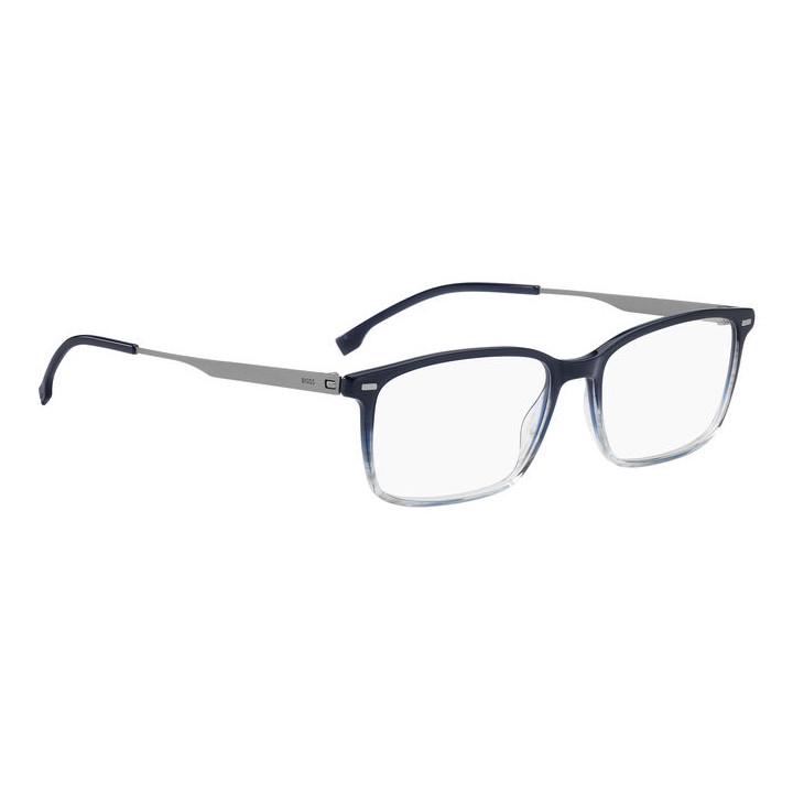 Lunettes de vue BOSS 1643 Blue Horn Ruthenium (QEU)