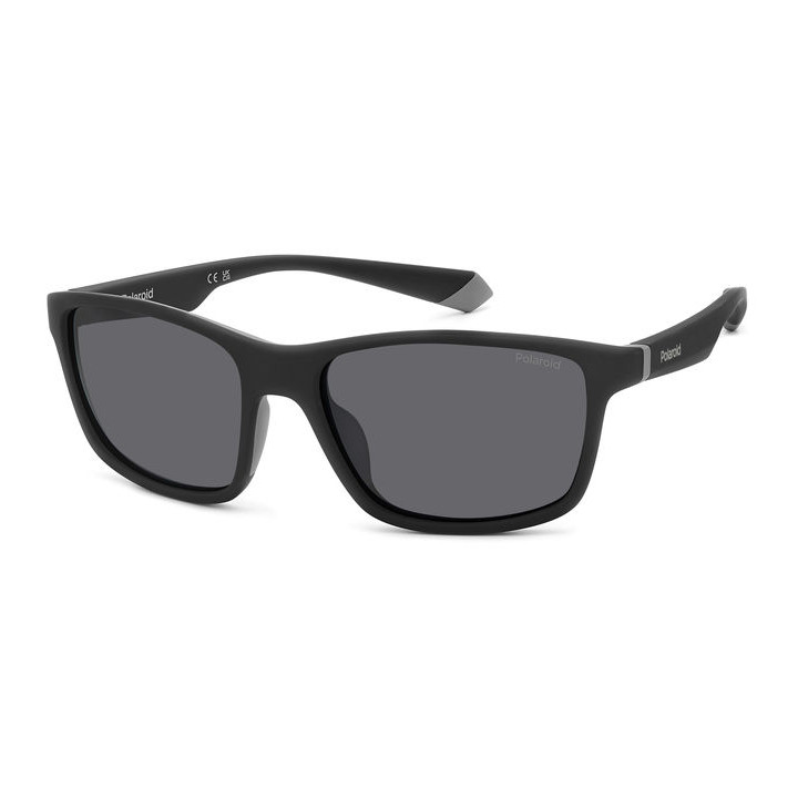 Lunettes de soleil Polaroid PLD 2153/S Matte Black Grey / verres Grey Polarized (O6W-M9)