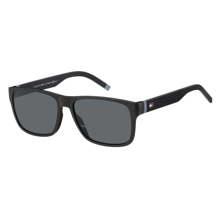 Lunettes de soleil Tommy Hilfiger TH 1718/S Black Grey / verres Grey (08A-IR)