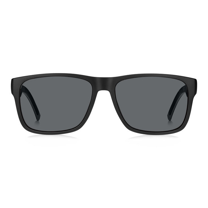 Lunettes de soleil Tommy Hilfiger TH 1718/S Black Grey / verres Grey (08A-IR)