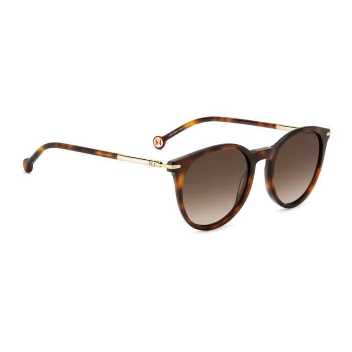 Lunettes de soleil Carolina Herrera HER 0230/S Brown Havana / verres Brown Shaded (WR9-HA)