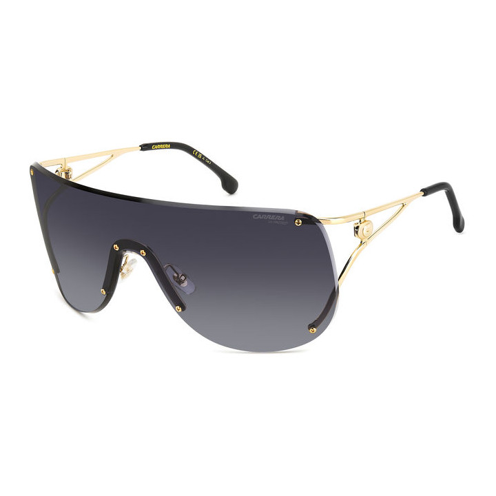 Lunettes de soleil Carrera 3006/S Gold Black 2 / verres Dark Grey Shaded (RHL-9O)