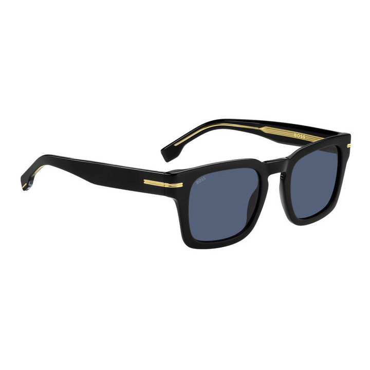 Lunettes de soleil BOSS 1625/S Black / verres Blue (807-KU)