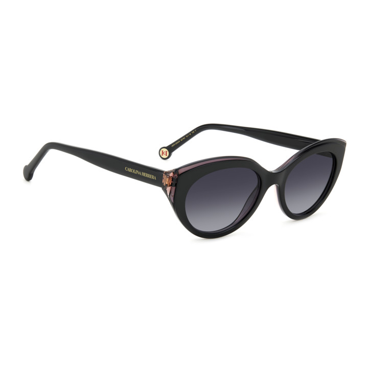Lunettes de soleil Carolina Herrera HER 0250/S Black / verres Dark Grey Shaded (807-9O)