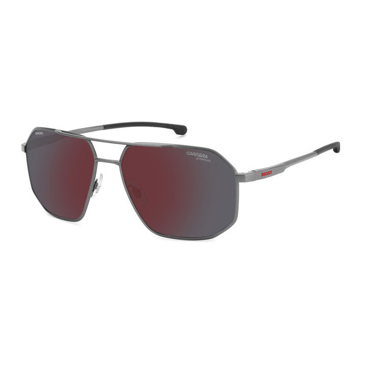 Lunettes de soleil Carrera Ducati CARDUC 037/S Matte Dark Ruthenium / verres Red Mirror Pz Hightcontrast Ar (R80-H4)