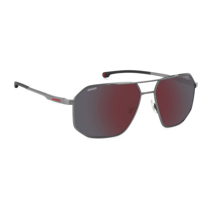 Lunettes de soleil Carrera Ducati CARDUC 037/S Matte Dark Ruthenium / verres Red Mirror Pz Hightcontrast Ar (R80-H4)