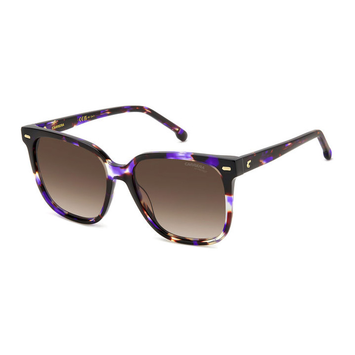 Lunettes de soleil Carrera 3002/S Violet Havana / verres Brown Shaded (HKZ-HA)