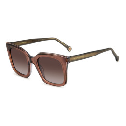 Lunettes de soleil Carolina Herrera HER 0249/G/S Light Brown / verres Brown Shaded (TUI-HA)