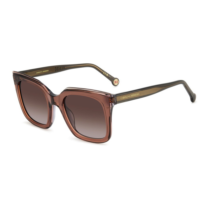 Lunettes de soleil Carolina Herrera HER 0249/G/S Light Brown / verres Brown Shaded (TUI-HA)
