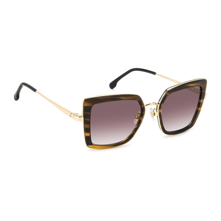 Lunettes de soleil Carrera 3031/S Brown Horn / verres Pink Doubleshade (EX4-3X)