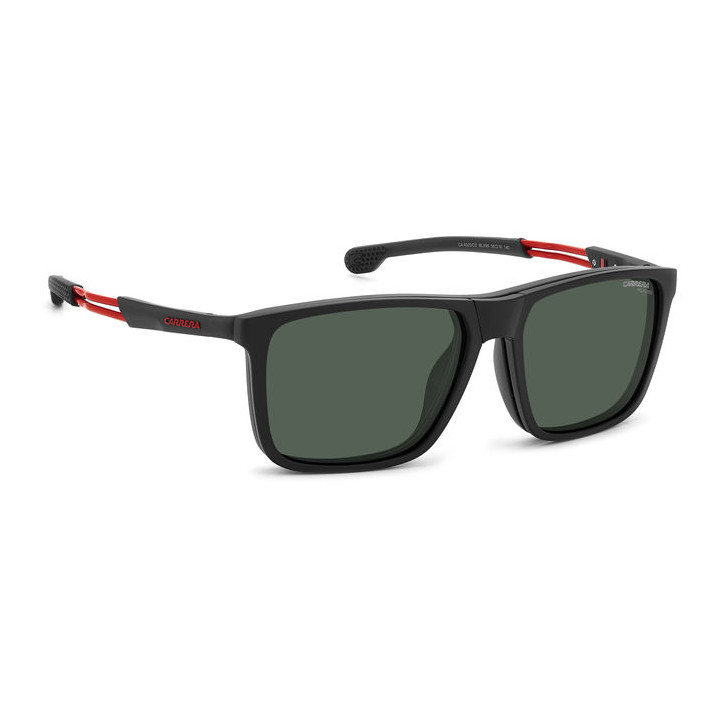 Lunettes de vue avec clip solaire Carrera CA 4020/CS Matte Black Red / verres Green Polarized (BLX-UC)